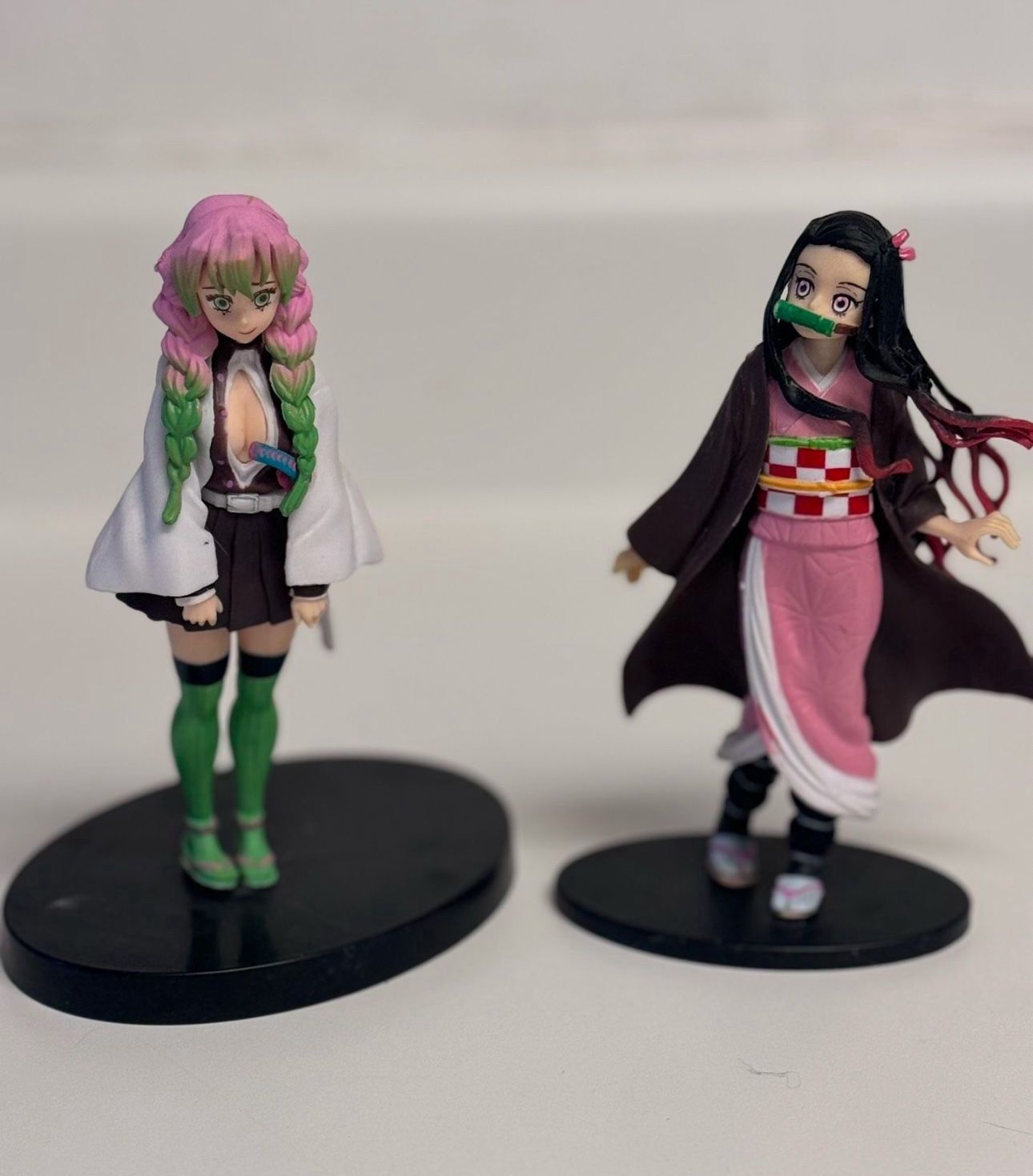 Demon Slayer Anime Dolls Japanese Nezuko Kamado Zero Two Plastic Dolls Collectibles