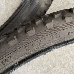 24” Mountain Bike Tires And Inner Tubes 