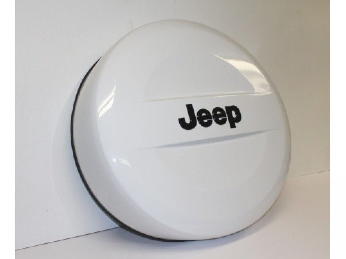 2018 Jeep Wrangler White Tire Cover MARKED DOWN