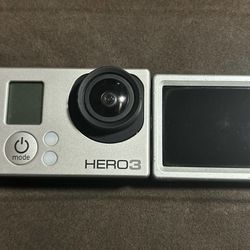 GoPro hero 3 with lcd bacpac