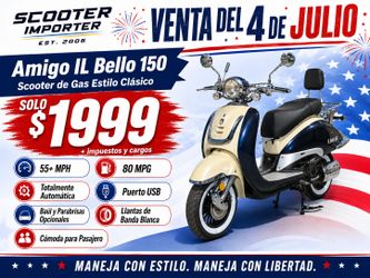 🔥 Scooter Amigo IL Bello 150 en Oferta | Estilo Clásico