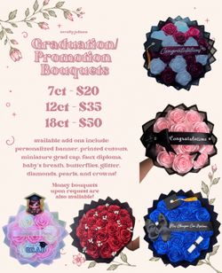 GRADUATION BOUQUETS