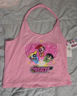 pink Hot Topic halter top The Powerpuff Girls new large
