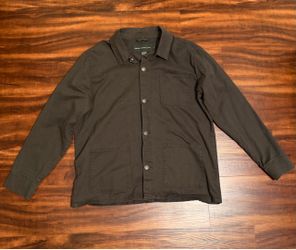 French Connection Large twill utility jacket in brown
