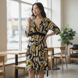 Black & Yellow Dress