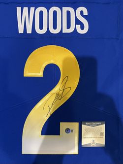 Robert Woods Nike Vapor Elite Jersey BAS (Beckett) Authenticated Autographed Signed Los Angeles Rams Jersey NFL Super Bowl Champs