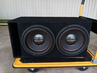 AMERICAN BASS HAWK 12S D4 6000W + PORTED BOX