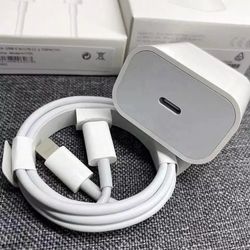 iPhone Super Fast Charger, USB C Fast Charger [Apple MFi Certified] 20W PD Type C Power Wall Charger Block with Lightning Fast Charging Cable Cord Com