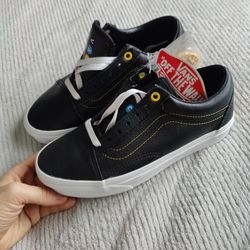 New! 6M/7.5W Leather Vans Shoes 