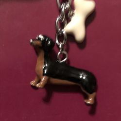 DAUSCHOUND DOXEN DOG KEYCHAINS NEW