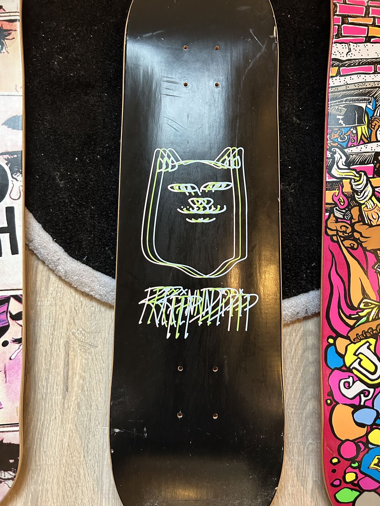 Supreme - facking awesome デッキ Supreme, Ripndip, Fucking Awesome Skateboard Decks