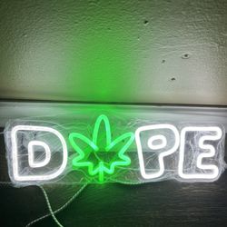 DOPE Neon Sign 