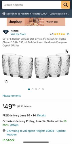 European Crystal glasses
