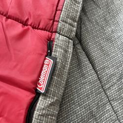 Coleman Flannel Sleeping Bags (one Red One Tan)