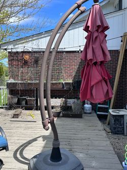 Huge patio umbrella.