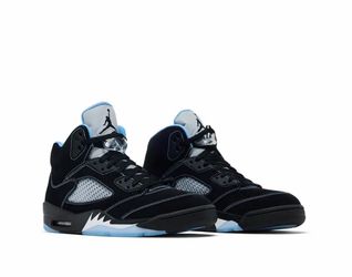 Jordan 5 retro black university blue