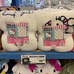 Hello Kitty Silk Touch Throw