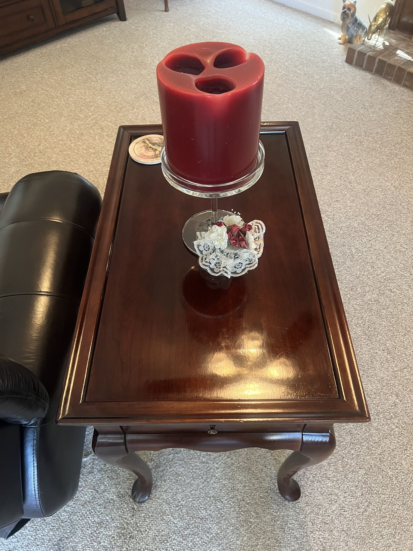 END TABLE SOLID WOOD