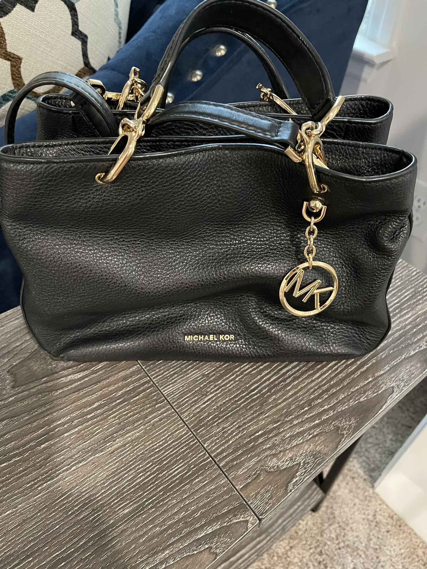 Michael Kors Black Leather Handbag 