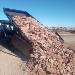 Lowboy Dumpster for heavy material, dirt, rock, concrete, tierra, piedra, concreto