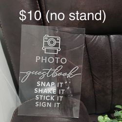 Weeding Photo Guestbook Sign (Polaroid)