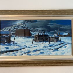 Oil Painting On Canvas By Héctor Morales
