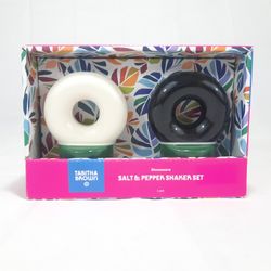 Salt and Pepper Shaker Stoneware Set By Tabitha Brown 