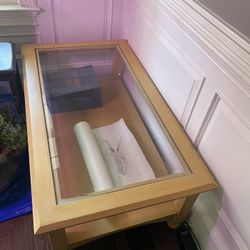 Glass Top Coffee Table