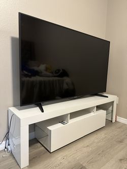 White Tv Stand With Storage