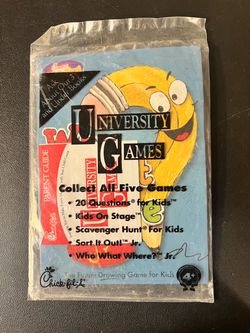 2012 Chick-Fil-A Kids Meal University Games “Who What Where? Jr.” NEW