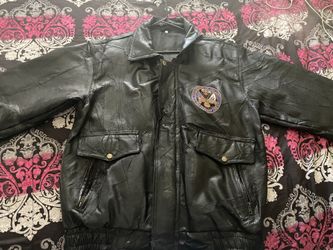 Vintage United Stated Army Leather Jacket Medium