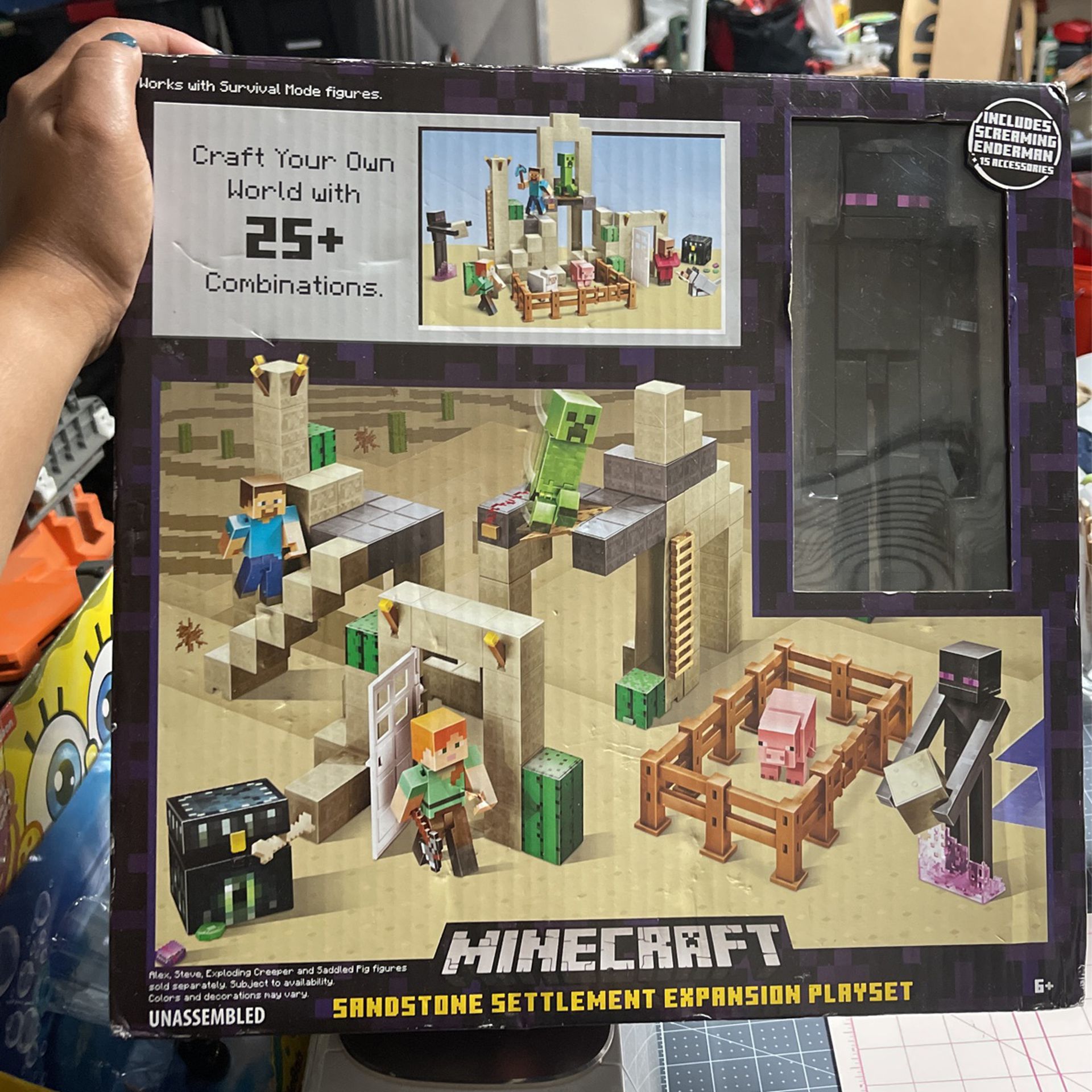 Minecraft Playset More Than 25 Combinations Super Rare. Not For Sale Anymore. 