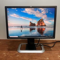 24” HP LP2475w Desktop PC Widescreen Desktop Monitor HDMI DVI RCA DP USB Hub 