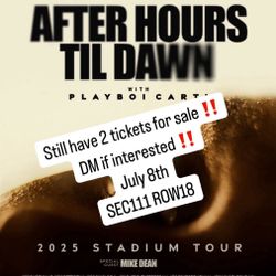 2 Tickets For The Weeknd