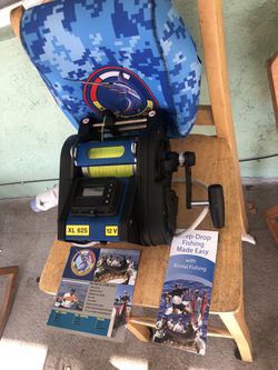 Kristal XL 625 D M LW electric fishing Reel Made In Italy for Sale in  Miami, FL - OfferUp