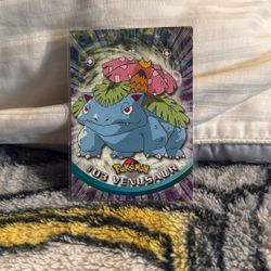 Venusaur #03 from the Topps Pokémon TV Animation Edition Series 1. 