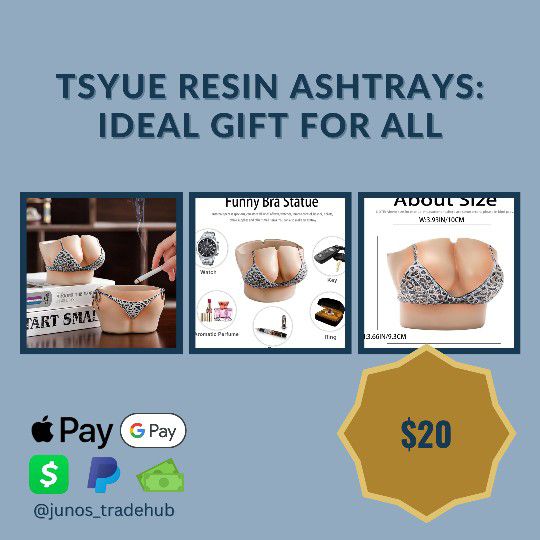 TSYue Resin Ashtrays: Ideal Gift for All