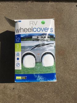 Rv , trailer and car wheel covers