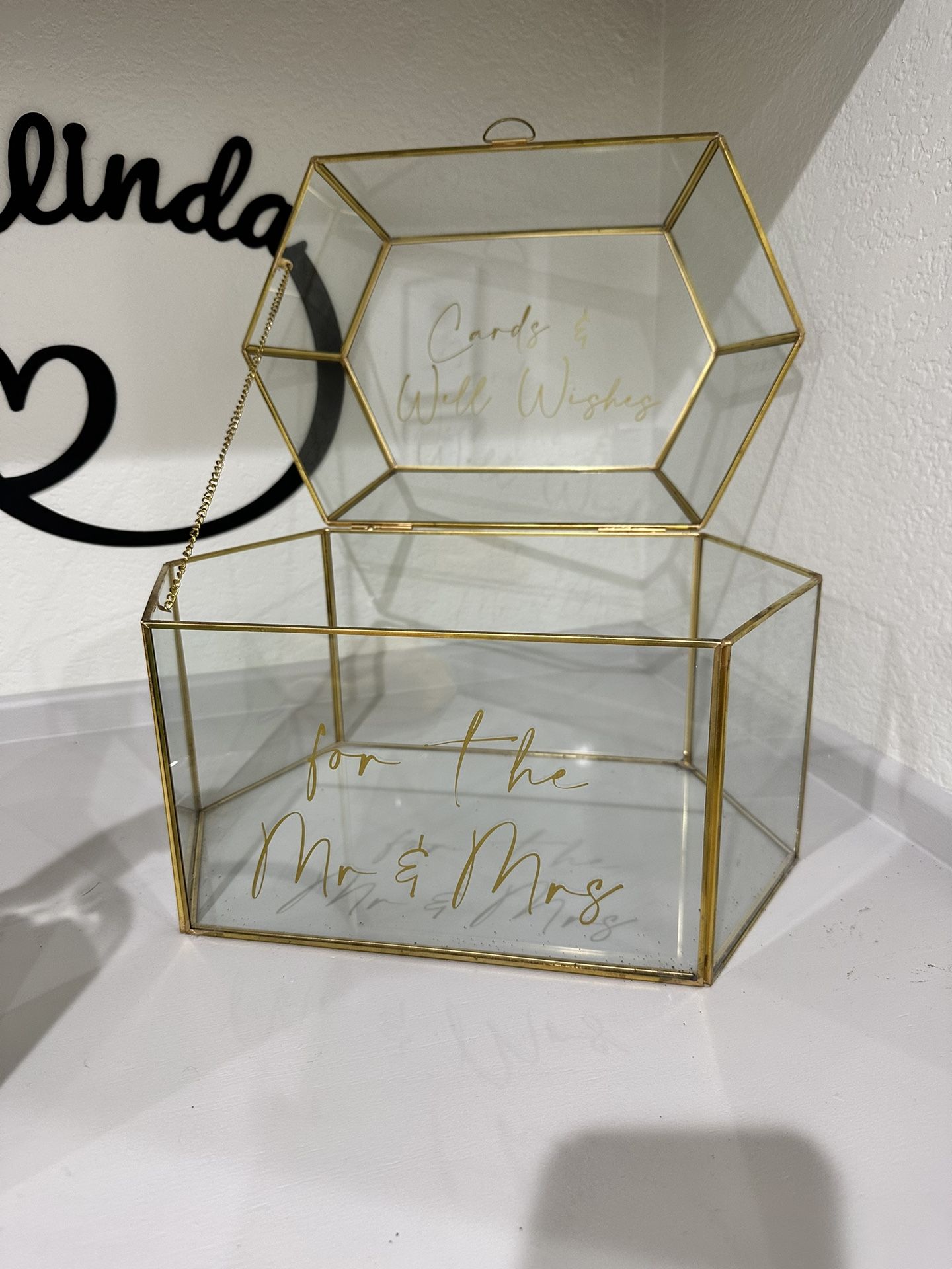 Glass Box Gold Rim