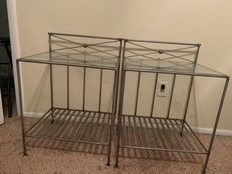 Glass End tables