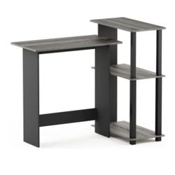 New In Box Corner Computer Desk With Shelf