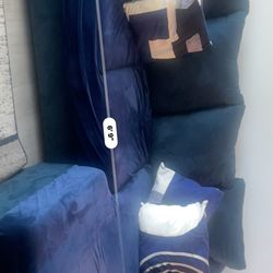 Blue Sectional