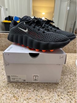 Nike Mind 002 Black Chrome Hyper Crimson 10.5 slide