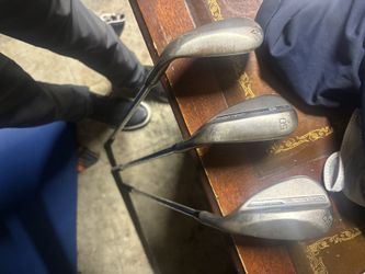 Sm10 volke design wedges 60° 54° 50° 120 gram stiff dynamic gold shaft will talk down price