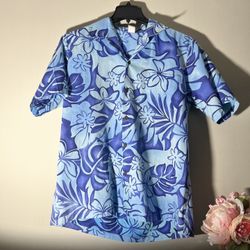 Hawaiian Shirts—Blue Size  XL