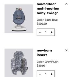 mamaRoo® multi-motion baby swing