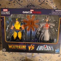Marvel Legends Gamerverse Wolverine Vs Silver Samurai. 