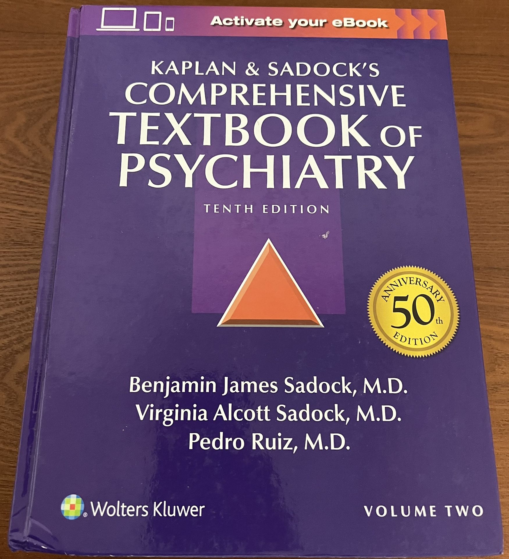 KAPLAN & SADOCK'S COMPREHENSIVE TEXTBOOK OF PSYCHIATRY