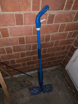 Blue and White Mop Duster