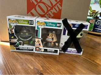 Funko Pop Nightmare Before Christmas Set of 3